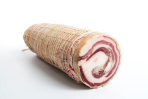Trancio di pancetta arrotolata di Donna Elisabetta a Noci